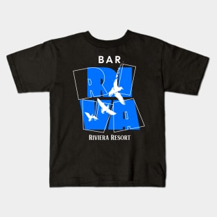 Bar Riva at Riviera Resort at Coronado Springs Orlando Florida Kids T-Shirt